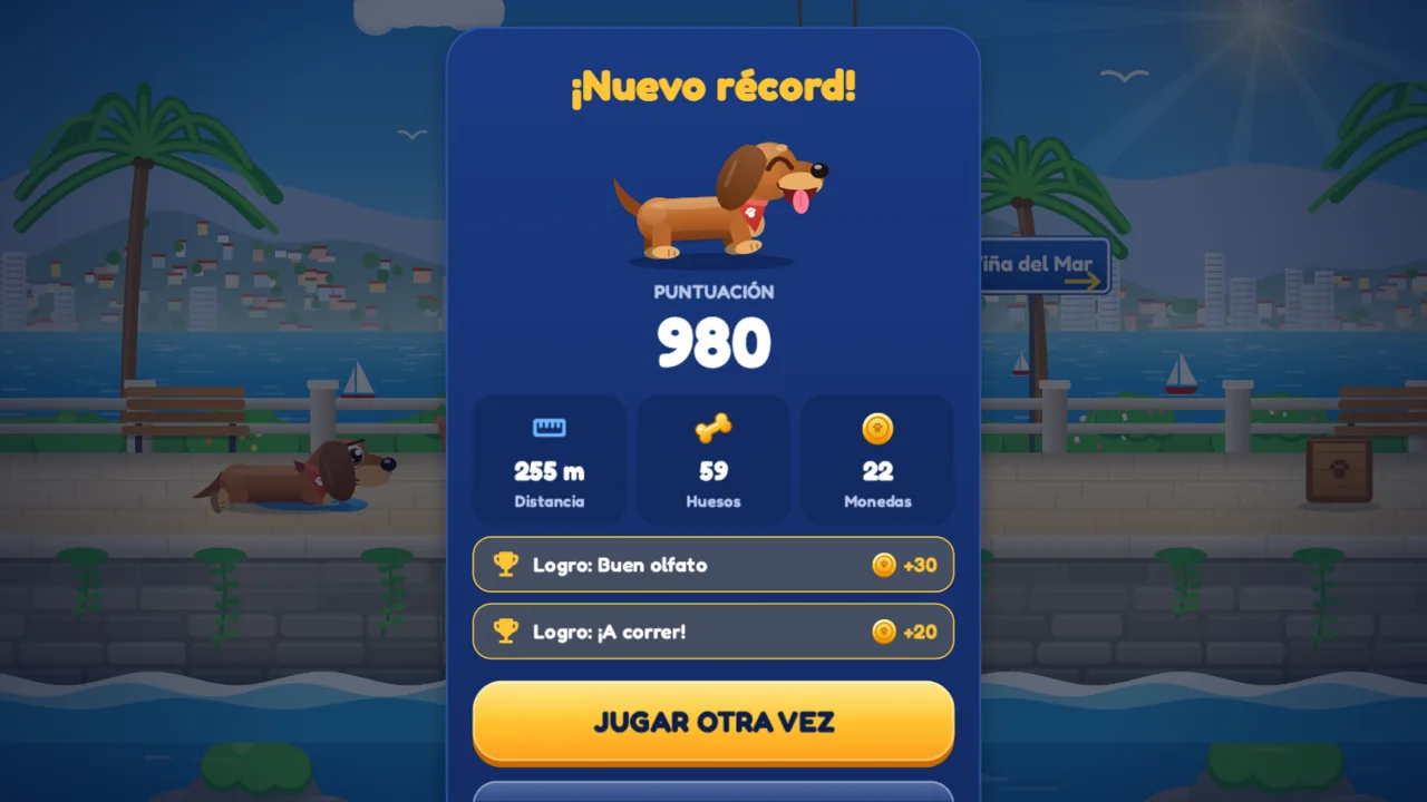 Resultados de una partida